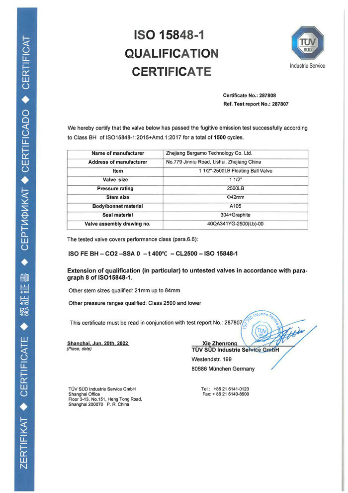 ISO CERTIFICATE