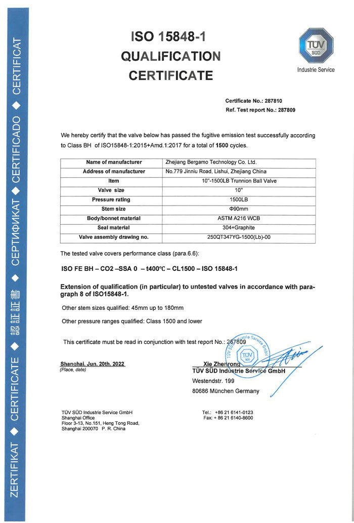 ISO CERTIFICATE